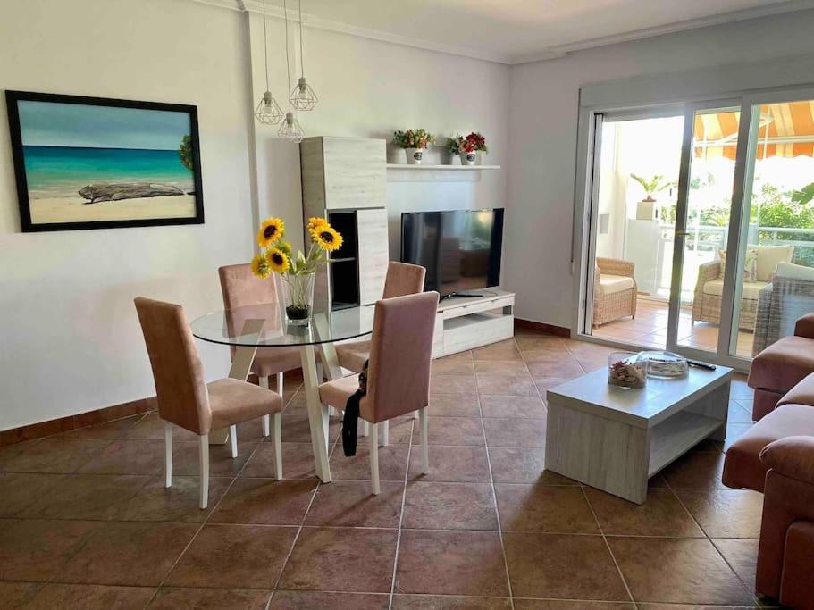 Piso En Primera Linea De Playa, Vera Playa Playas de Vera エクステリア 写真